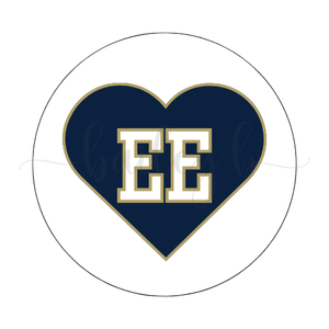 Navy & Gold EE Heart